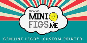 Official stockist for Minifigs.Me custom printed Lego